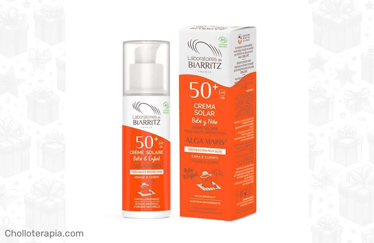 ¡Cuida a tus peques bajo el sol con la crema solar top de Laboratorios Biarritz!