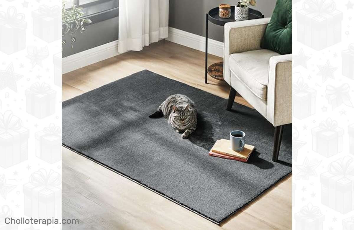 ¡Dale un toque moderno a tu hogar con la alfombra antideslizante SONGMICS! ¡Precio de chollo!