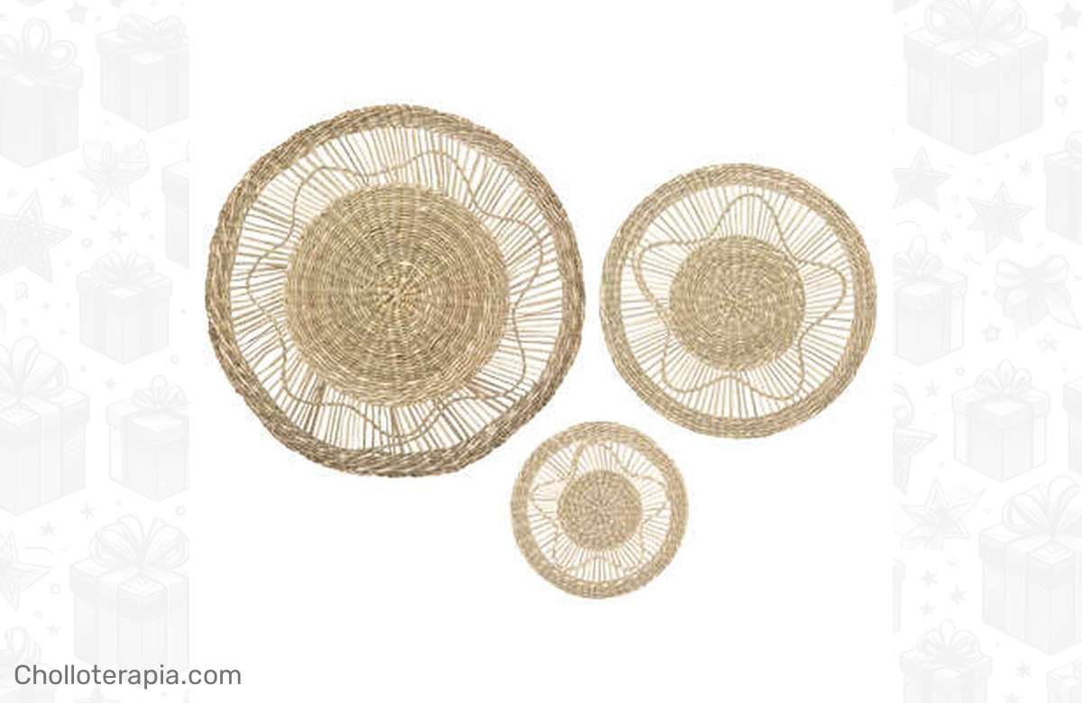 ¡Dale vida a tus paredes con estas decoraciones murales de junco a precio de remate!