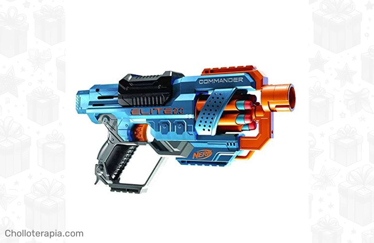 ¡Descuento exclusivo! Lanzador Nerf Elite 2.0 Commander RD-6 con 12 Dardos a precio de regalo