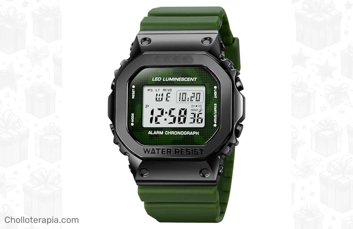 ¡Descuento exclusivo! Reloj digital de moda a prueba de agua con diseño único. ¡Aprovecha ya!