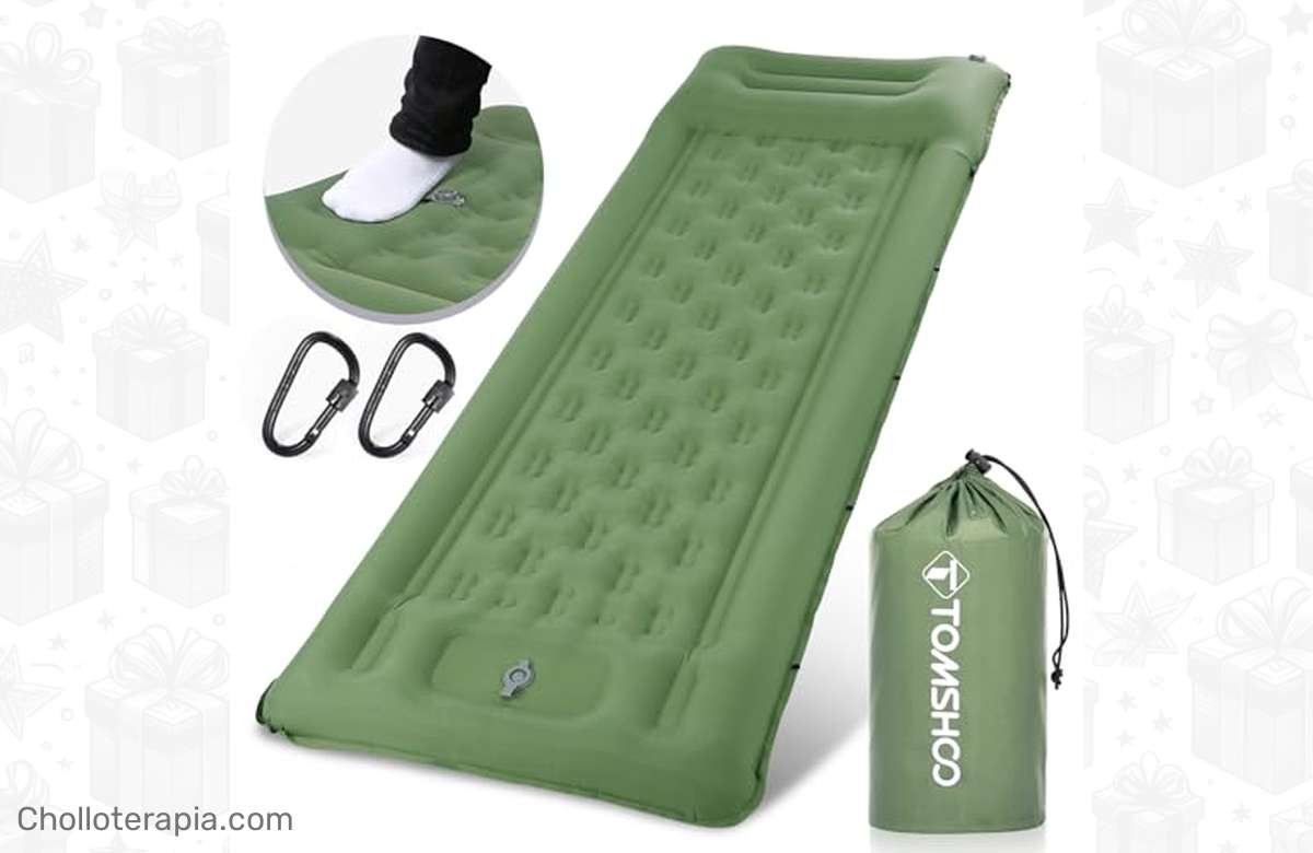 ¡Descuento exclusivo en colchoneta autoinflable para camping! ¡Aprovecha ya!