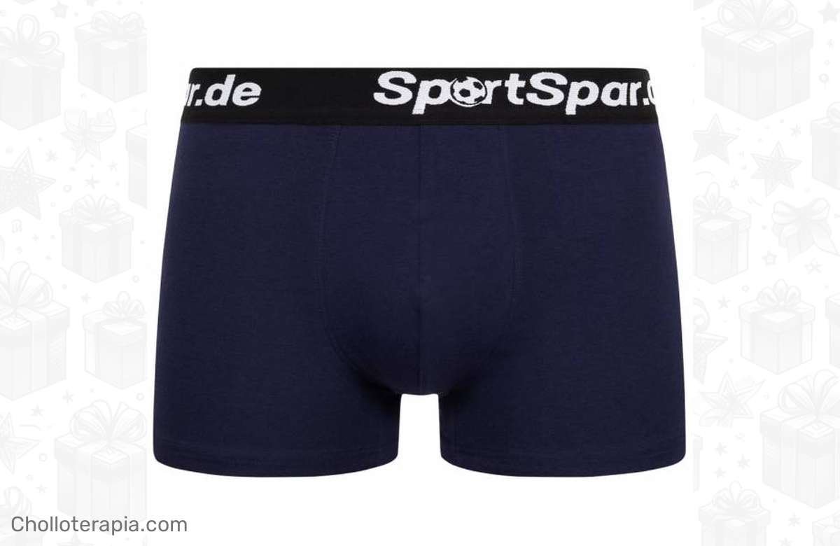 ¡Descuento sorprendente! Bóxer azul para hombres a precio irresistible. ¡Compra ya!