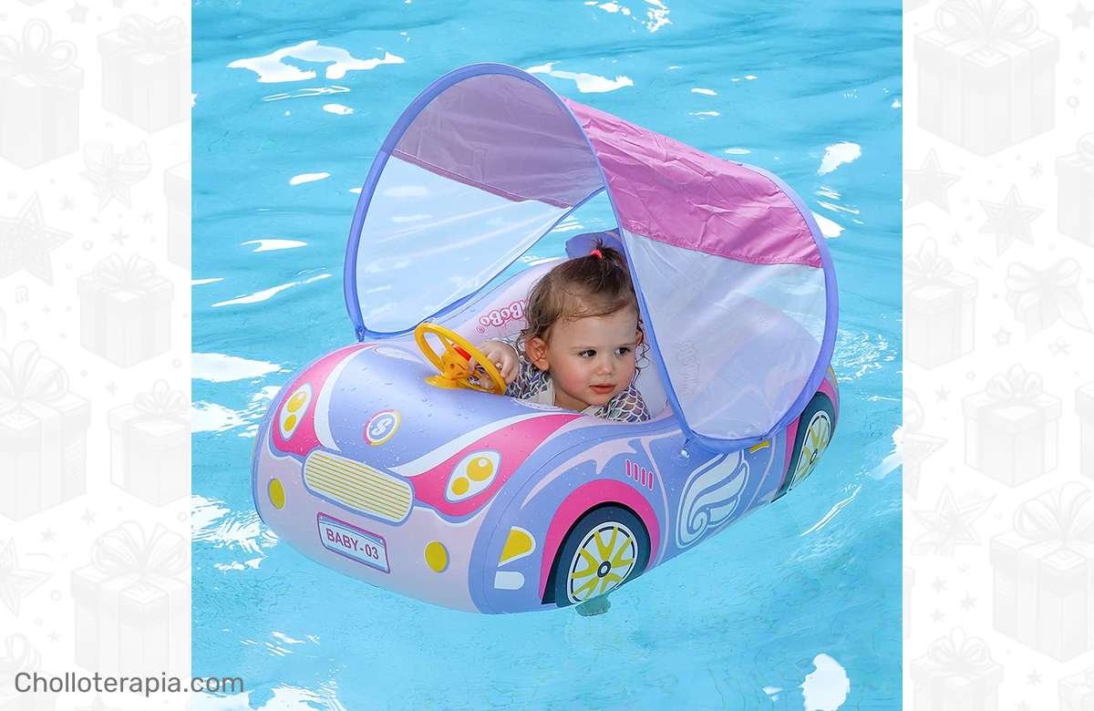 ¡Diversión sin fin para tu bebé con esta piscina para bebés!