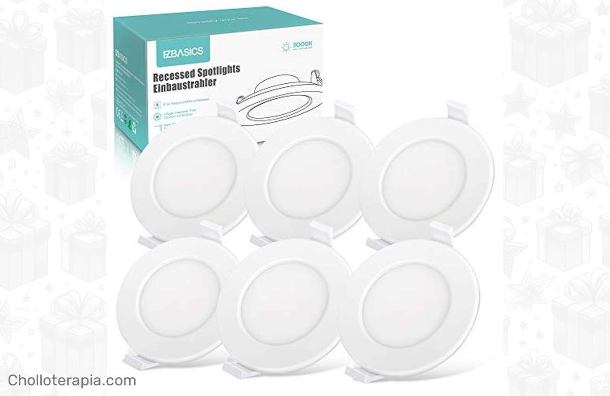 ¡Ilumina tu hogar con estilo! Oferta: Juego 6 focos LED empotrables 6 W