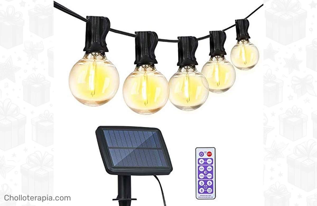 ¡Ilumina tu jardín con estilo y ahorro gracias a las luces solares recargables!