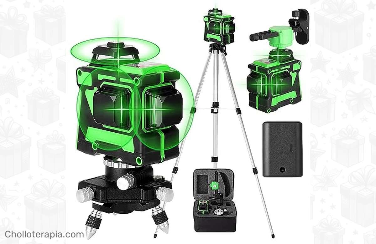 ¡Increíble oferta en nivel láser autonivelante Geevorks 3D 12 líneas!