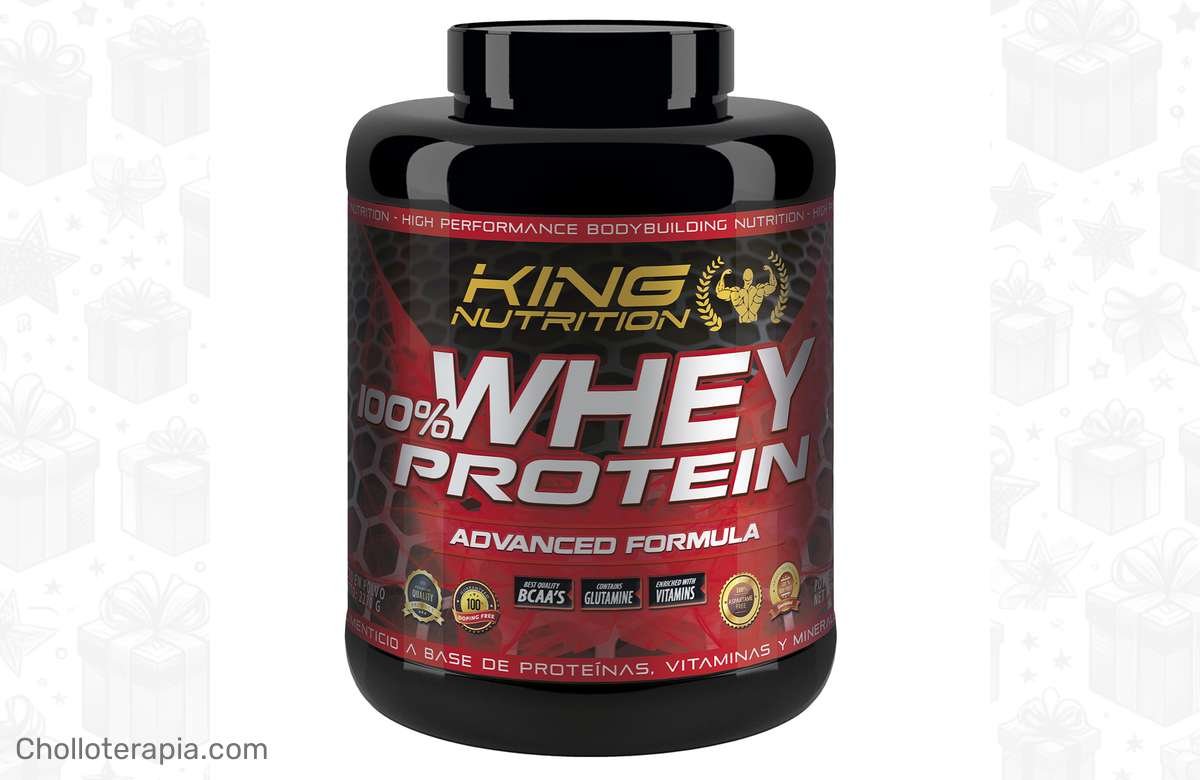 ¡Llegó el momento de darle un boost a tu entrenamiento con este descuentazo en 100% Whey Protein 2,27Kg King Nutrition!
