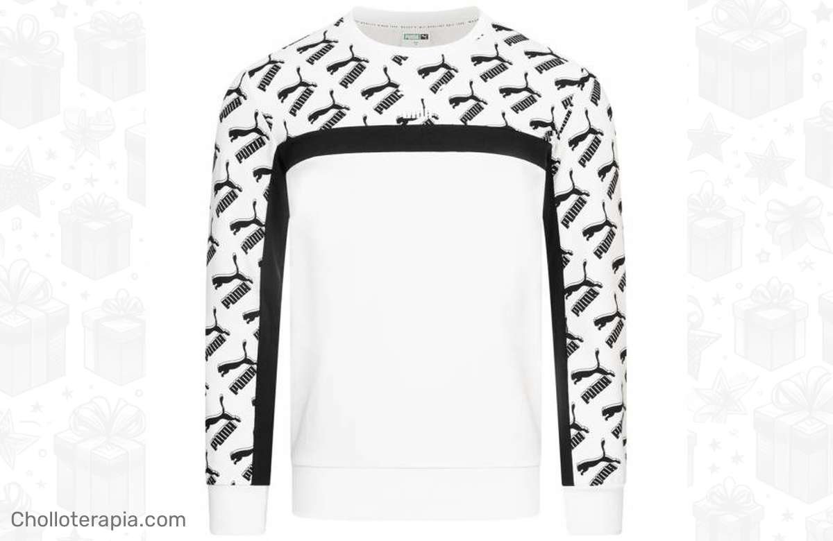 ¡Luce con estilo la Sudadera PUMA Logo Crew con un 30% de descuento! ¡Solo por tiempo limitado!