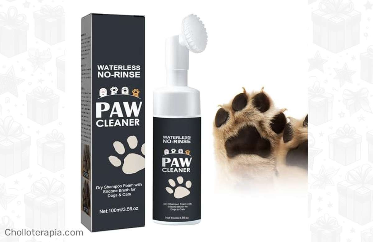 ¡Mantén las patitas de tu mascota limpias con Tkekruh Pet Paw Cleaner!