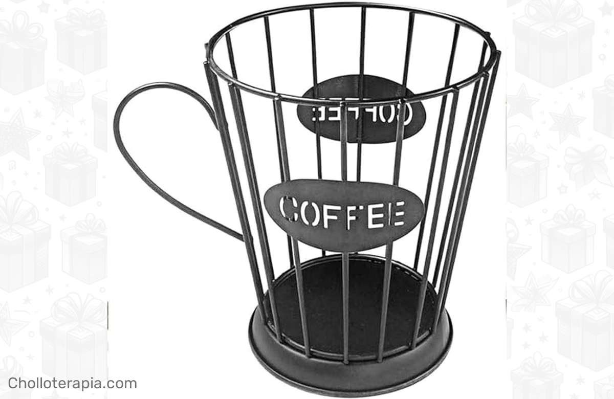 ¡Mantén tus cápsulas de café siempre a mano con esta cesta premium!