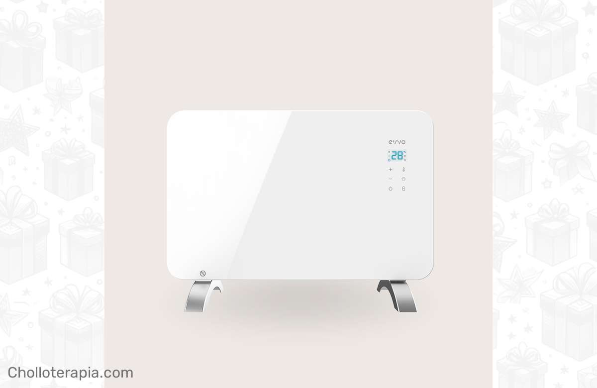 ¡No dejes escapar el descuento increíble en el Radiador Convector Evvo C Cristal con pantalla táctil y conexión wifi!