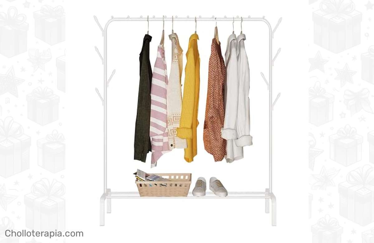 ¡No dejes pasar la oportunidad! Consigue ya tu Edihome Burro Ropa, el perchero colgador de ropa con soporte para zapatos. ¡Compra ya!