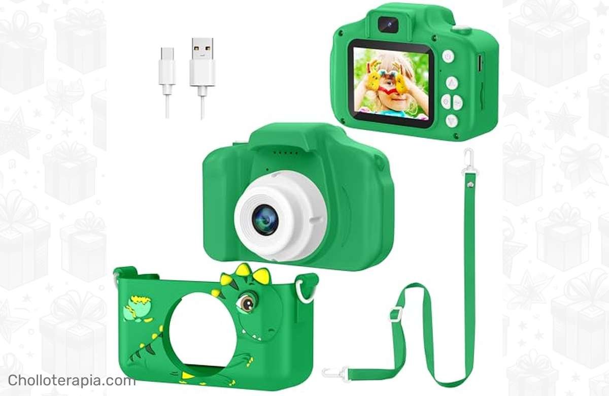 ¡No te lo pierdas! Cámara de vídeo HD para niños al 50% de descuento con código