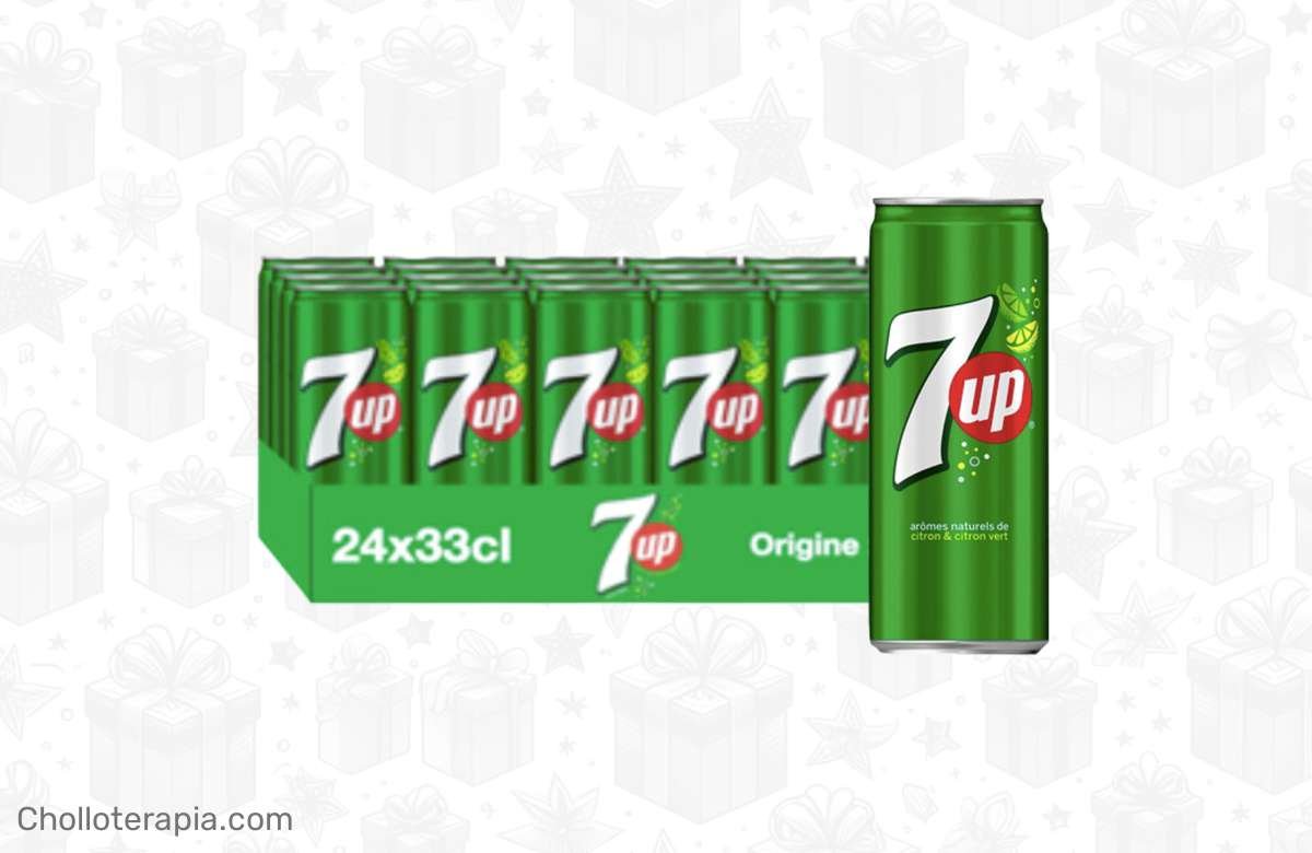 ¡No te lo puedes perder! 7up Zero sin azúcar a precio de regalo. Pack 24 uds.