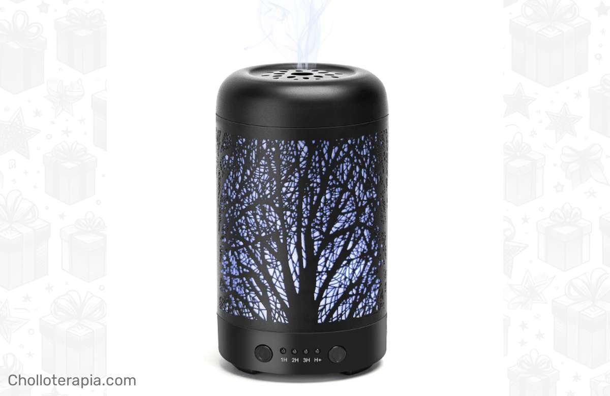¡No te pierdas esta oferta única! Humidificador y difusor Aigostar Iris: luces de colores, temporizador y difusor de aceites esenciales.