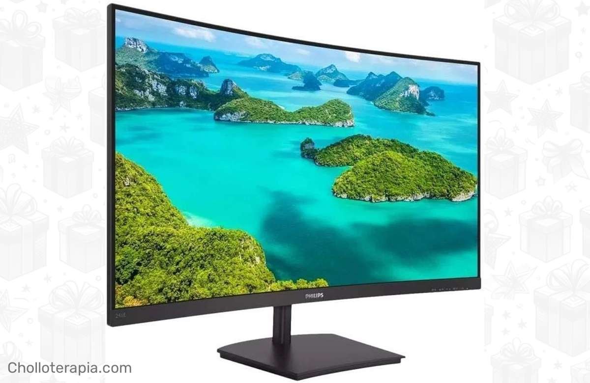 ¡No te quedes sin el Monitor Philips 241E1SC- 24 FHD con tecnología VA y FlickerFree! ¡Imperdible!