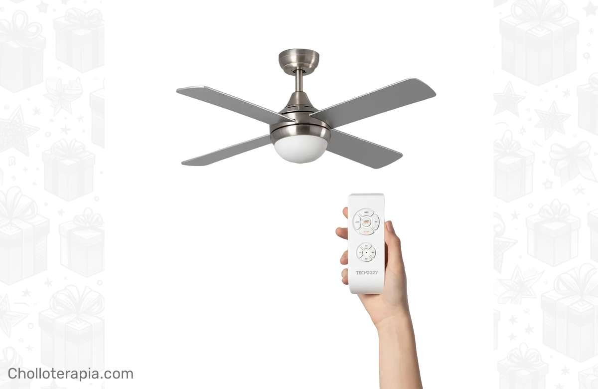 ¡No te quedes sin el Ventilador de Techo Navy Niquel 110cm a precio de ganga! ¡Compra ya!