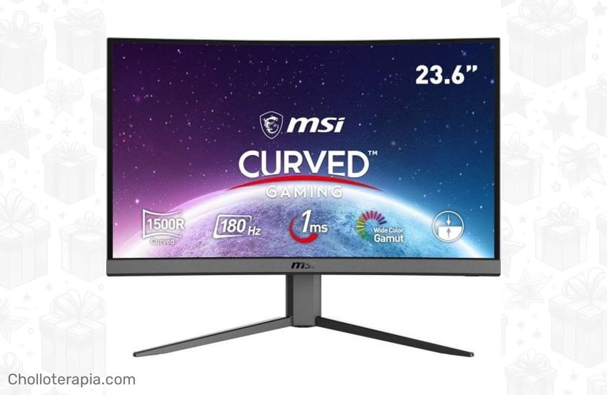 ¡No te quedes sin tu Monitor MSI 23.6 LED FullHD 180 Hz FreeSync Premium Curva a precio de locura!