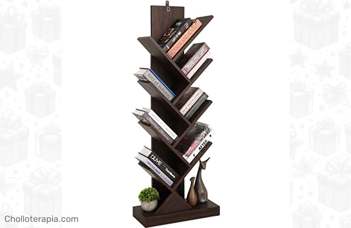 ¡No te quedes sin tu librería de 8 niveles con forma de árbol al 50% de descuento! ¡Aprovecha la oferta limitada de Himimi!