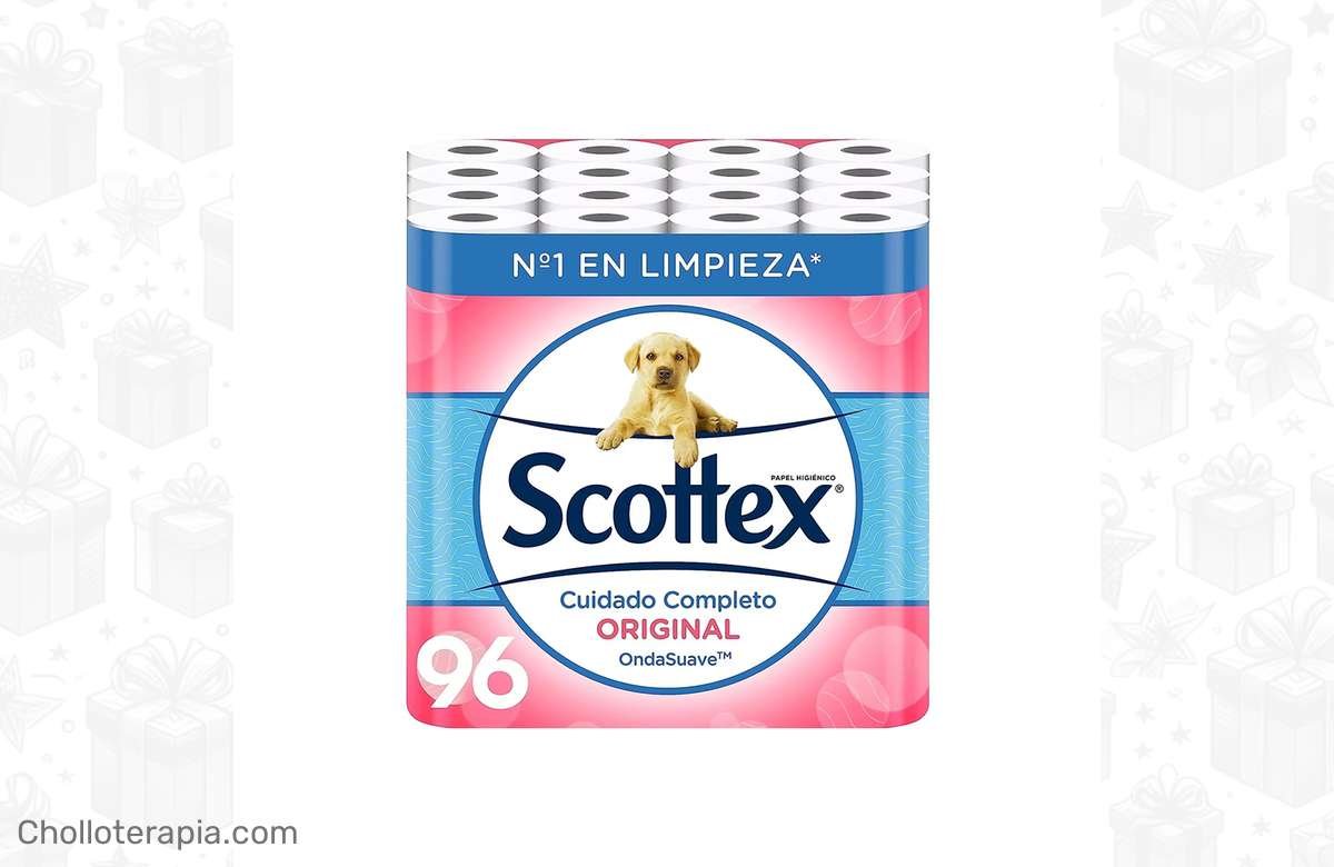 ¡No te quedes sin tu pack de Scottex Original de 96 rollos! ¡Higiene y suavidad al mejor precio!