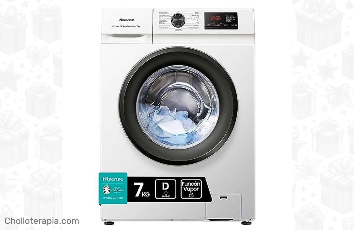 ¡Oferta FLASH! Lavadora Hisense: elimina la suciedad fácilmente ¡Ahorra tiempo y dinero!