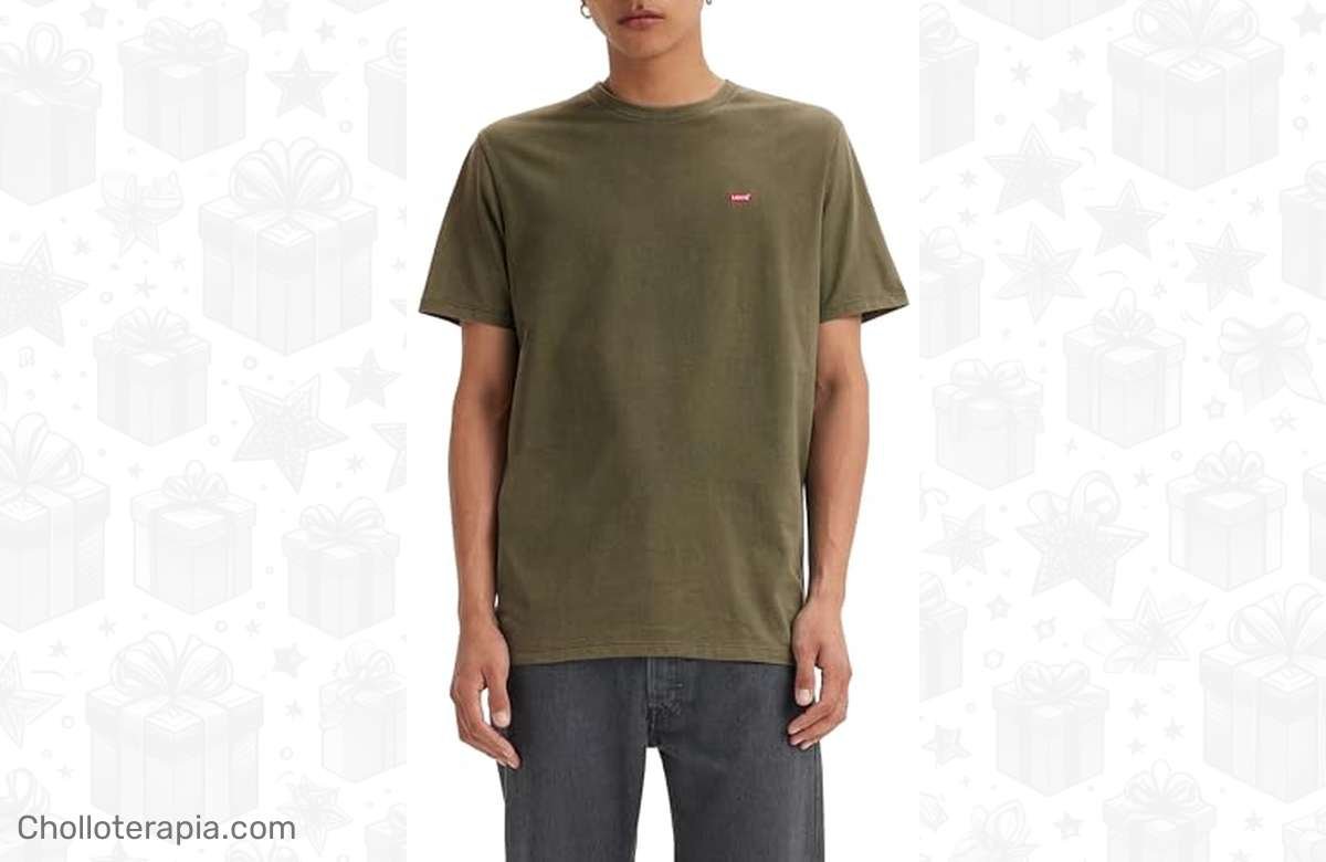 ¡Oferta insuperable! Camiseta Levi’s Ss Original Housemark Tee para hombre a precio de locura. ¡No te quedes sin la tuya!