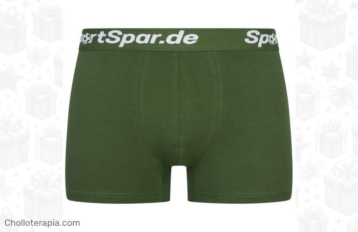 ¡Oferta loca! Calzoncillos bóxer verde a precio de risa