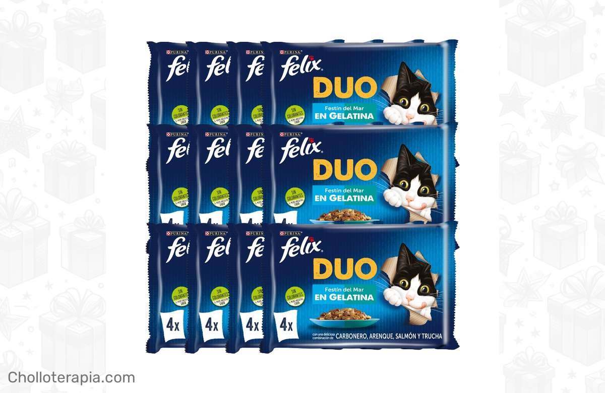¡Oferta única! FELIX Duo Gelatina con sabores del mar a precio de locura. ¡No te lo pierdas!