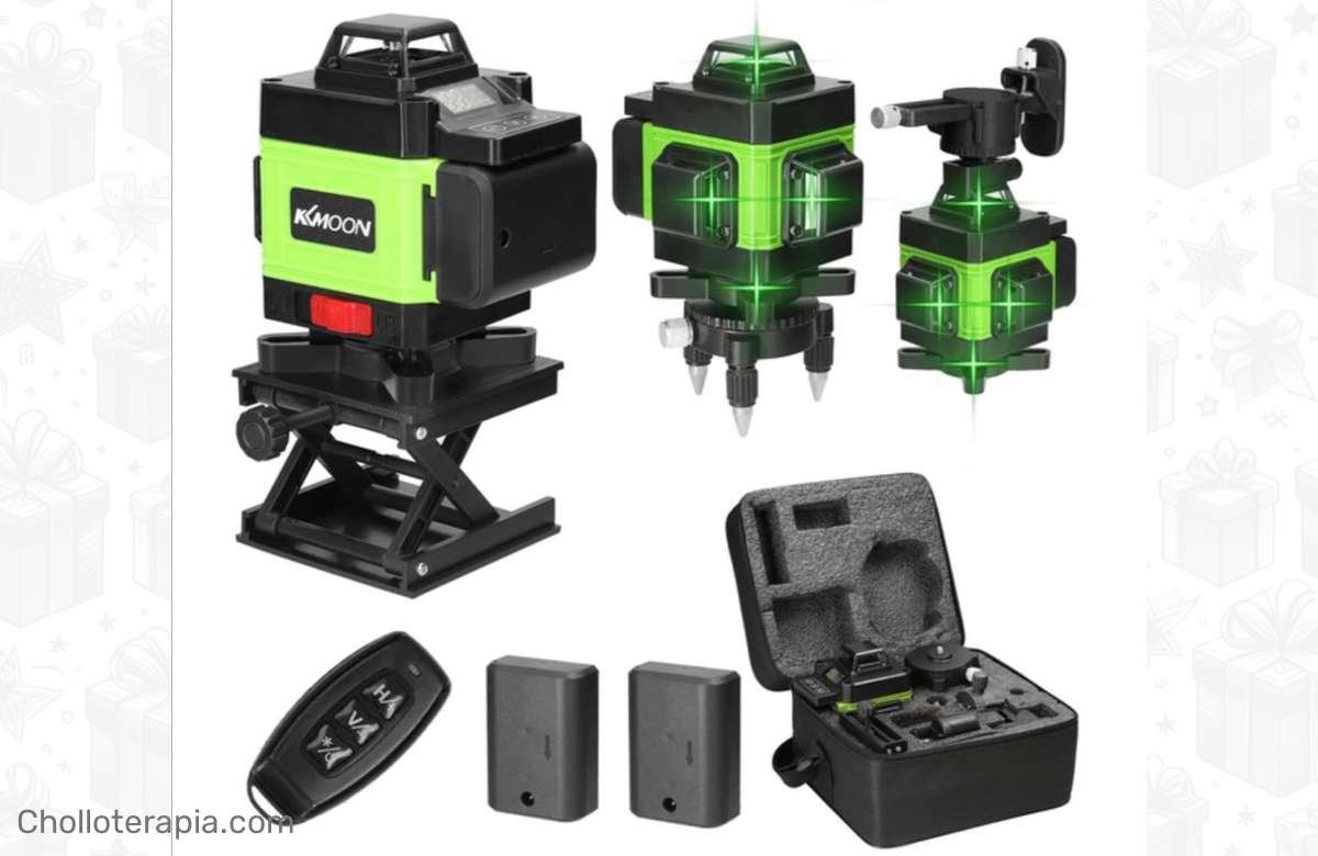 ¡Oferta única! Nivel láser con batería recargable y líneas horizontales a precio mínimo