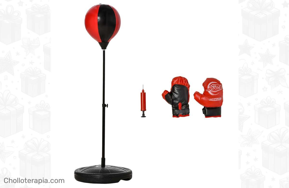 ¡Pelea como un profesional con nuestro Set de Boxeo Punching Ball para niños! ¡No te lo Pierdas!