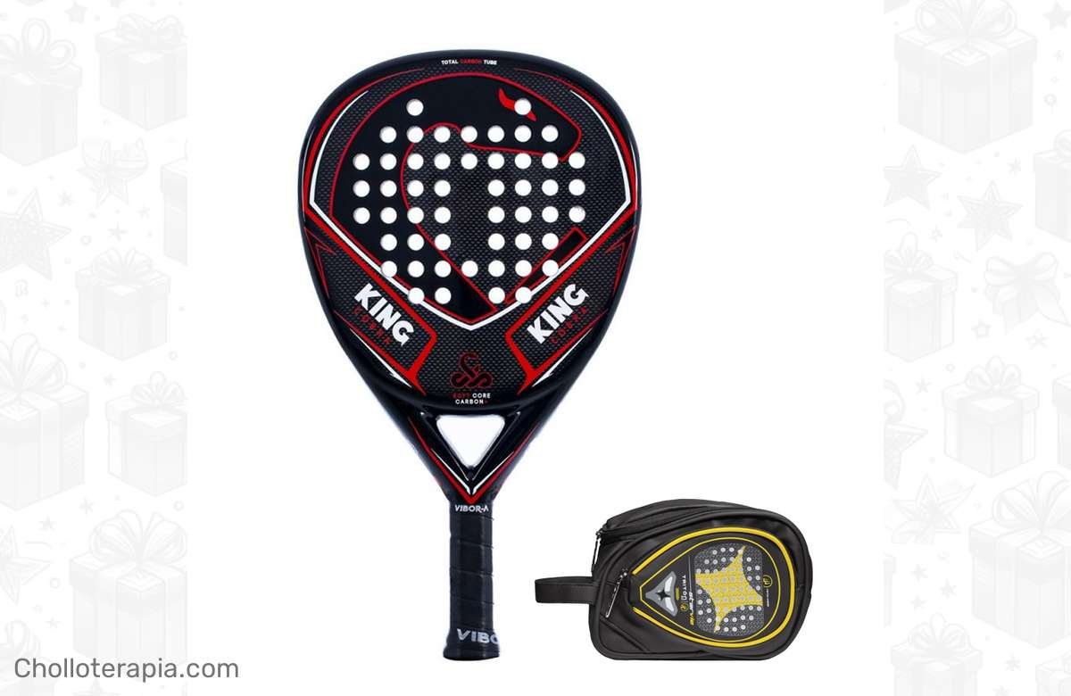 ¡Ponte en modo campeón con esta pala de pádel King Cobra!