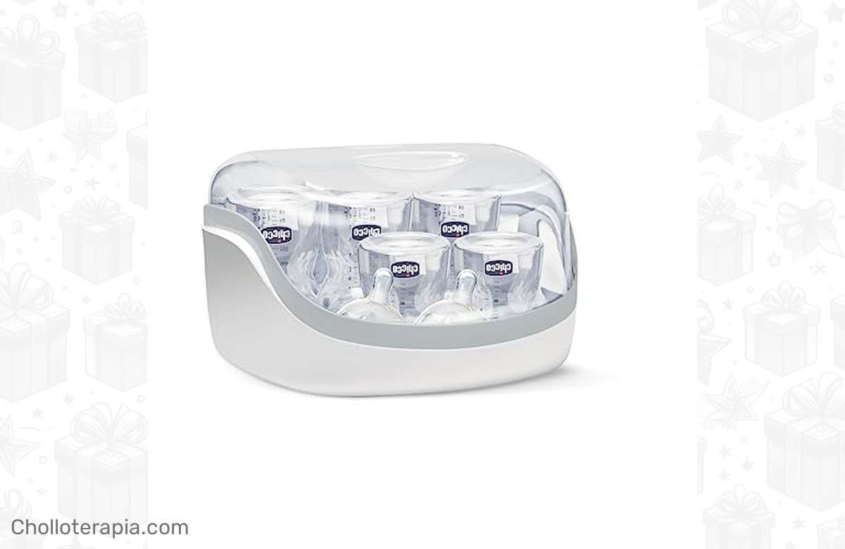 ¡Protégelo siempre con el esterilizador de vapor Chicco!