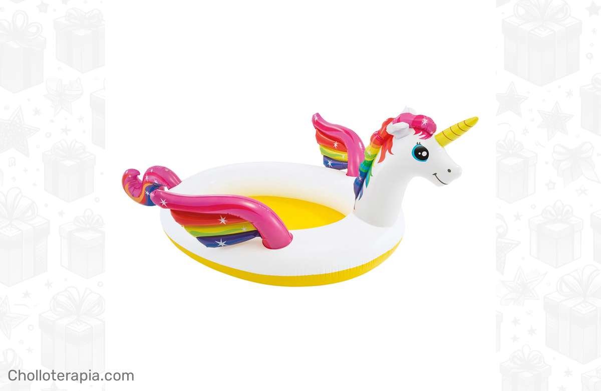 ¡Refresca tus días de verano con nuestra Piscina Unicornio Hinchable Intex en oferta! ¡No te quedes sin la diversión acuática!