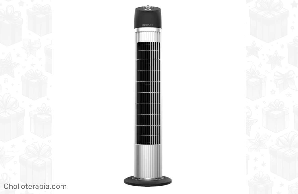 ¡Renueva tu aire con este ventilador de torre con temporizador!