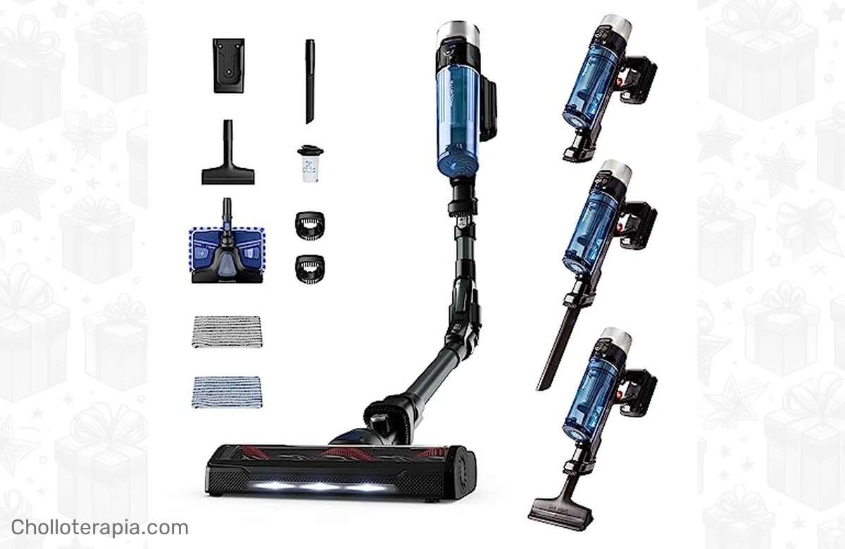 ¡Tu aliado contra la suciedad: Rowenta Xforce Flex 9.60 Aqua sin cables! ¡Imprescindible en tu hogar!
