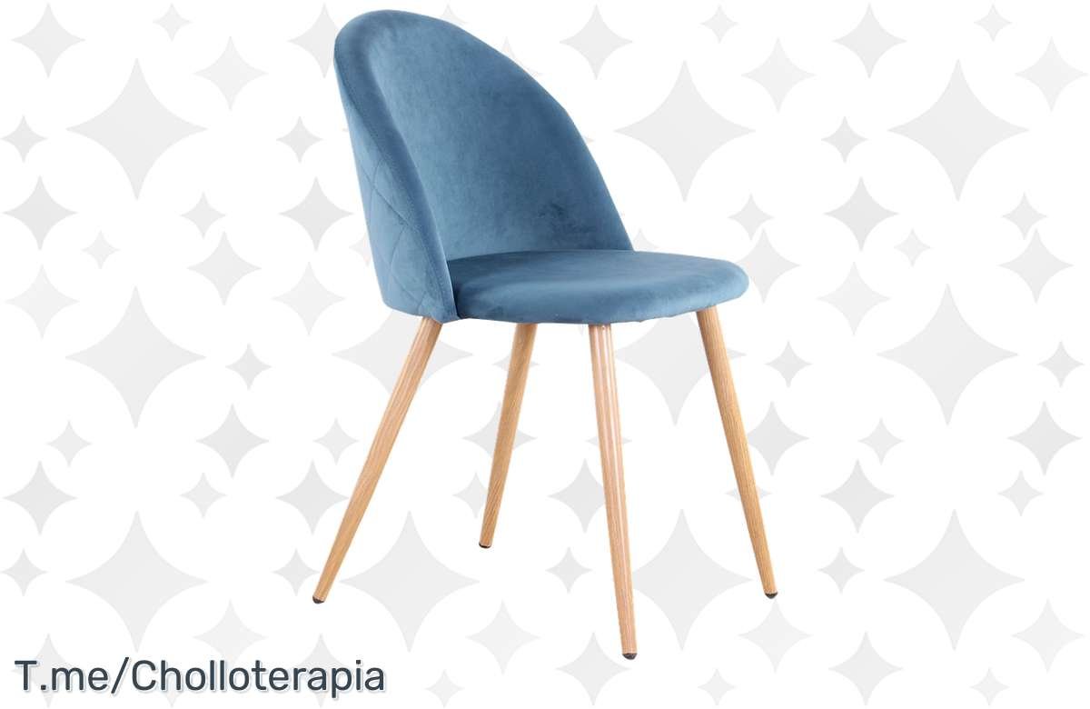 Aprovecha esta ganga: Set de sillas velvet para tu comedor, ¡no te lo pierdas!