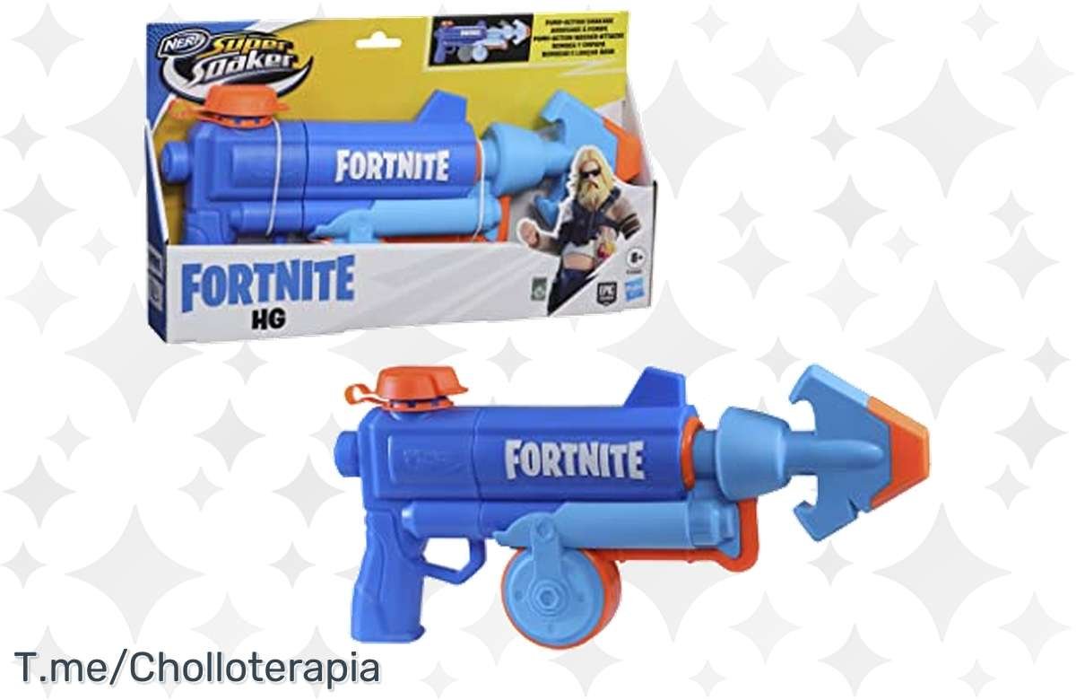Arma tu batalla con el Super Soaker Fortnite HG ¡No te quedes sin la diversión!