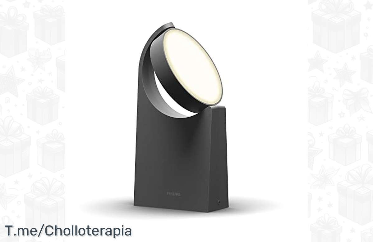 Consigue el pedestal exterior Philips Mimosa y dale luz a tu jardín ¡Ya!