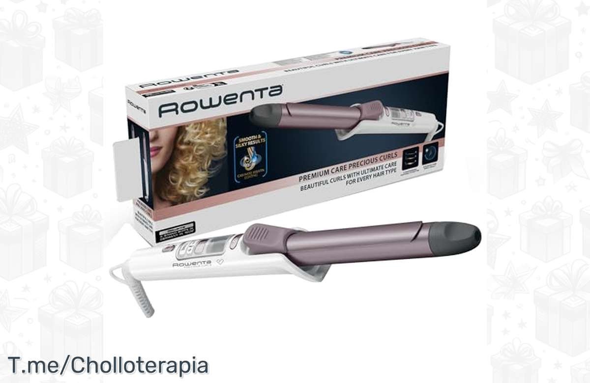 Consigue el secreto para rizos perfectos: Rowenta Precious Curl ¡Dale vida a tu cabello!