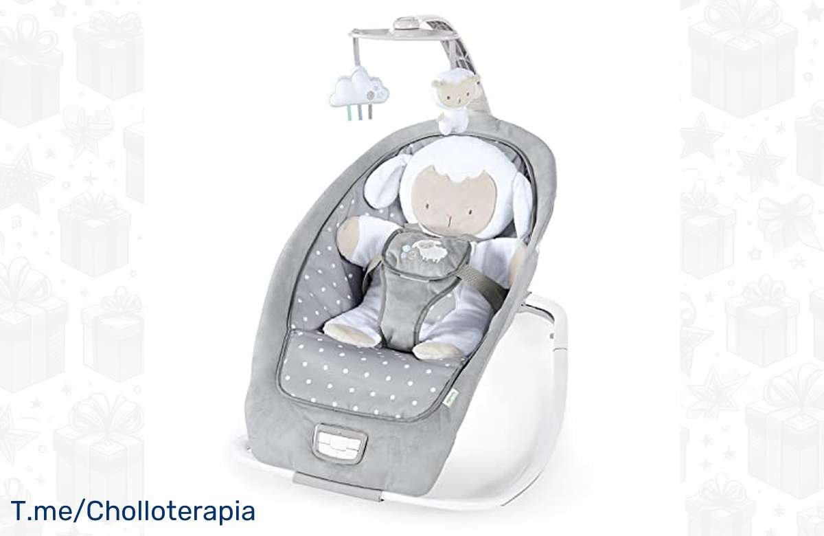 Consigue la mejor hamaca mecedora con vibraciones y melodías para tu bebé. ¡Diversión garantizada!