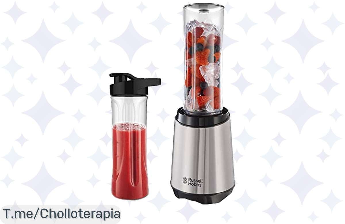 Consigue tu batidora Russell Hobbs Mix & Go al mejor precio ¡No te quedes sin la tuya!
