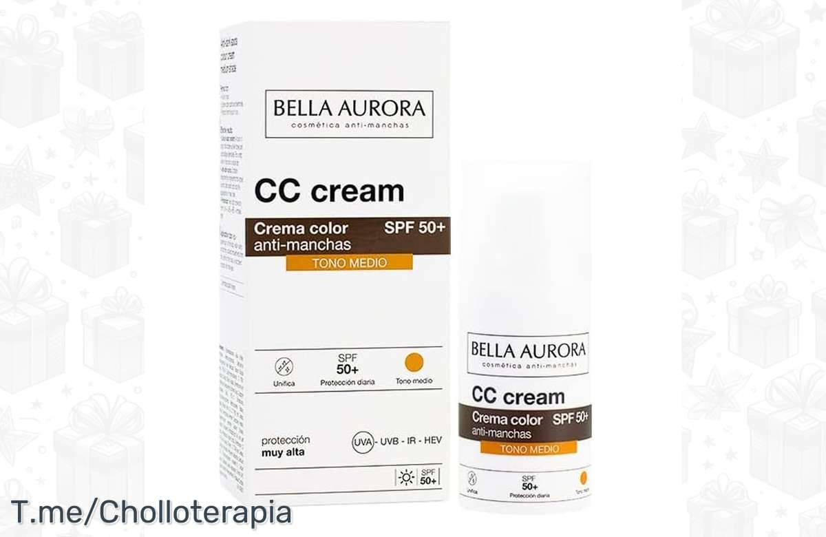 Consigue una piel perfecta con Bella Aurora CC Cream Antimanchas SPF50+ ¡Ya!