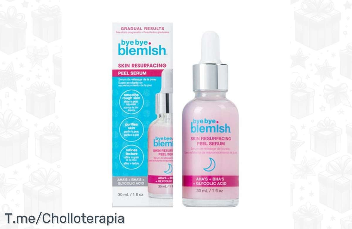 Consigue una piel perfecta con este sérum exfoliante top