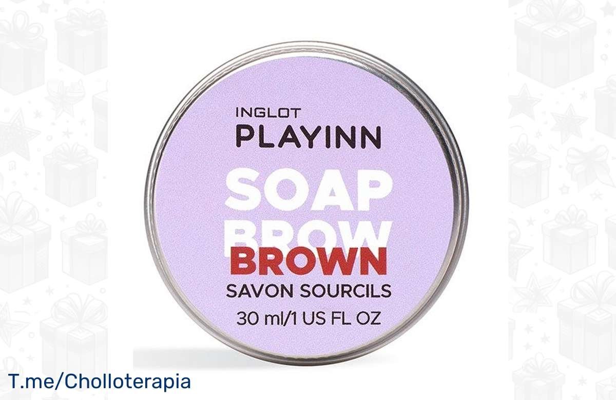 Consigue unas cejas perfectas al instante con el Jabón Inglot Soap Brow Brown, ¡no te lo pierdas!