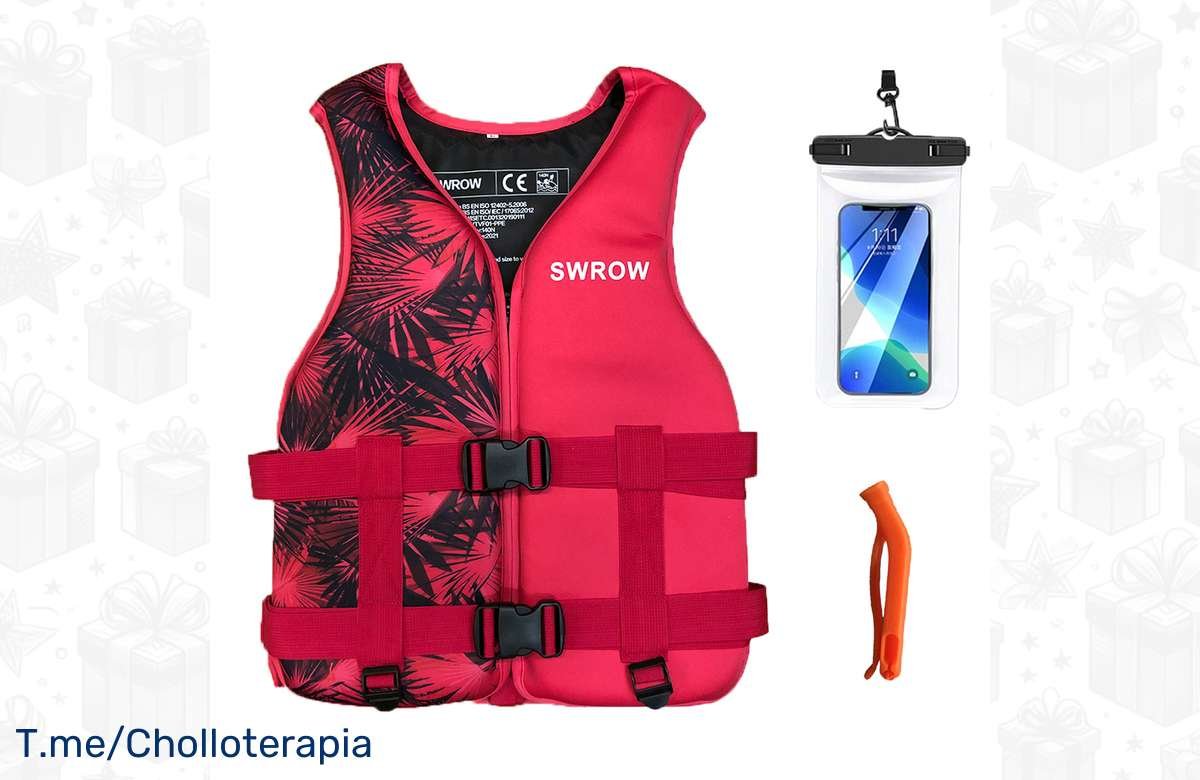 Déjate llevar por las olas: Chaleco salvavidas para adultos en oferta