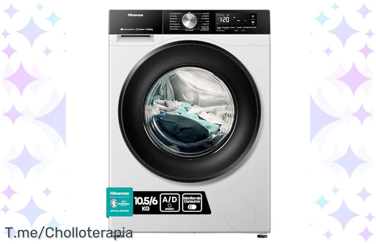 Descubre la lavadora secadora Hisense: ¡Tu aliado perfecto para lavar y secar tus prendas!