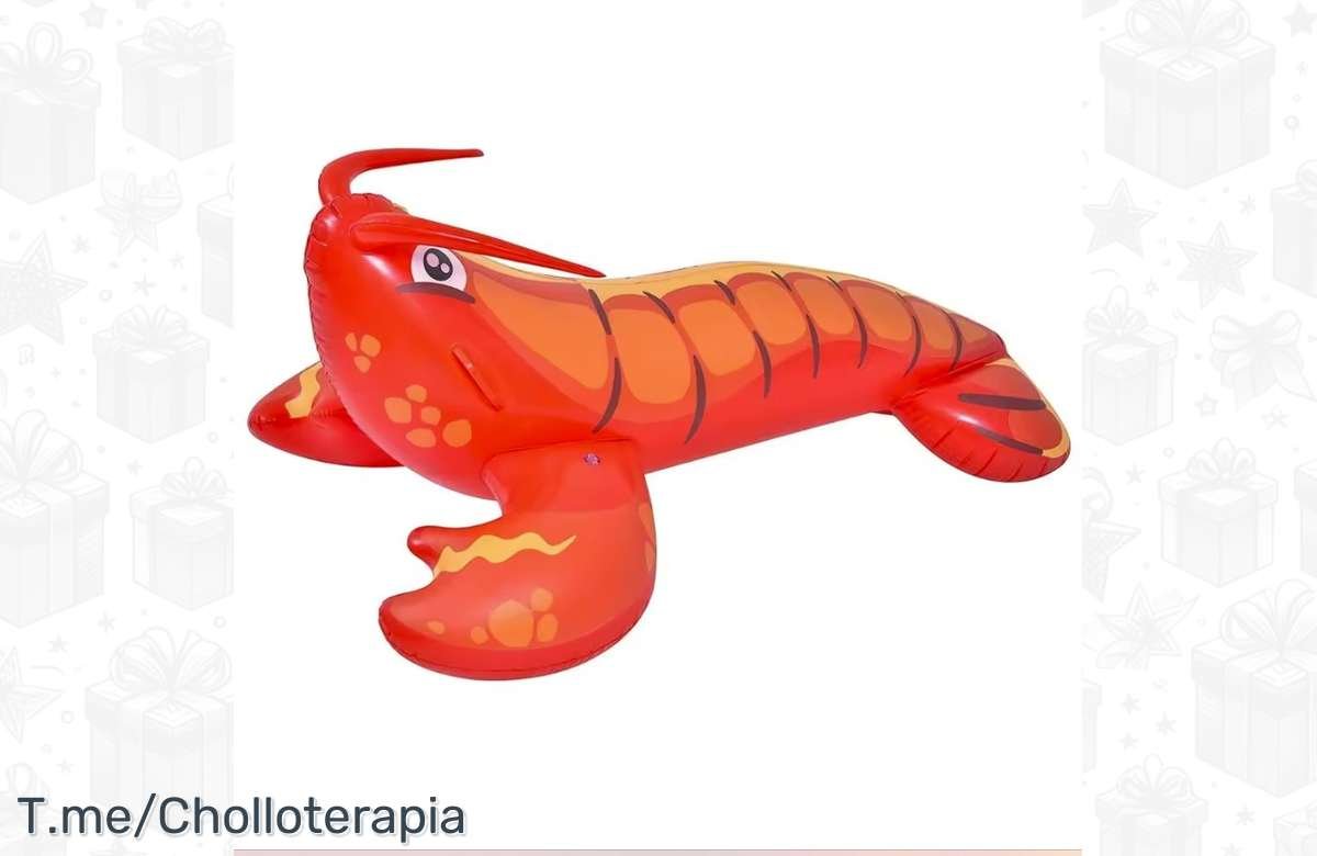 Descubre la sensación del verano con el Flotador Hinchable Langosta