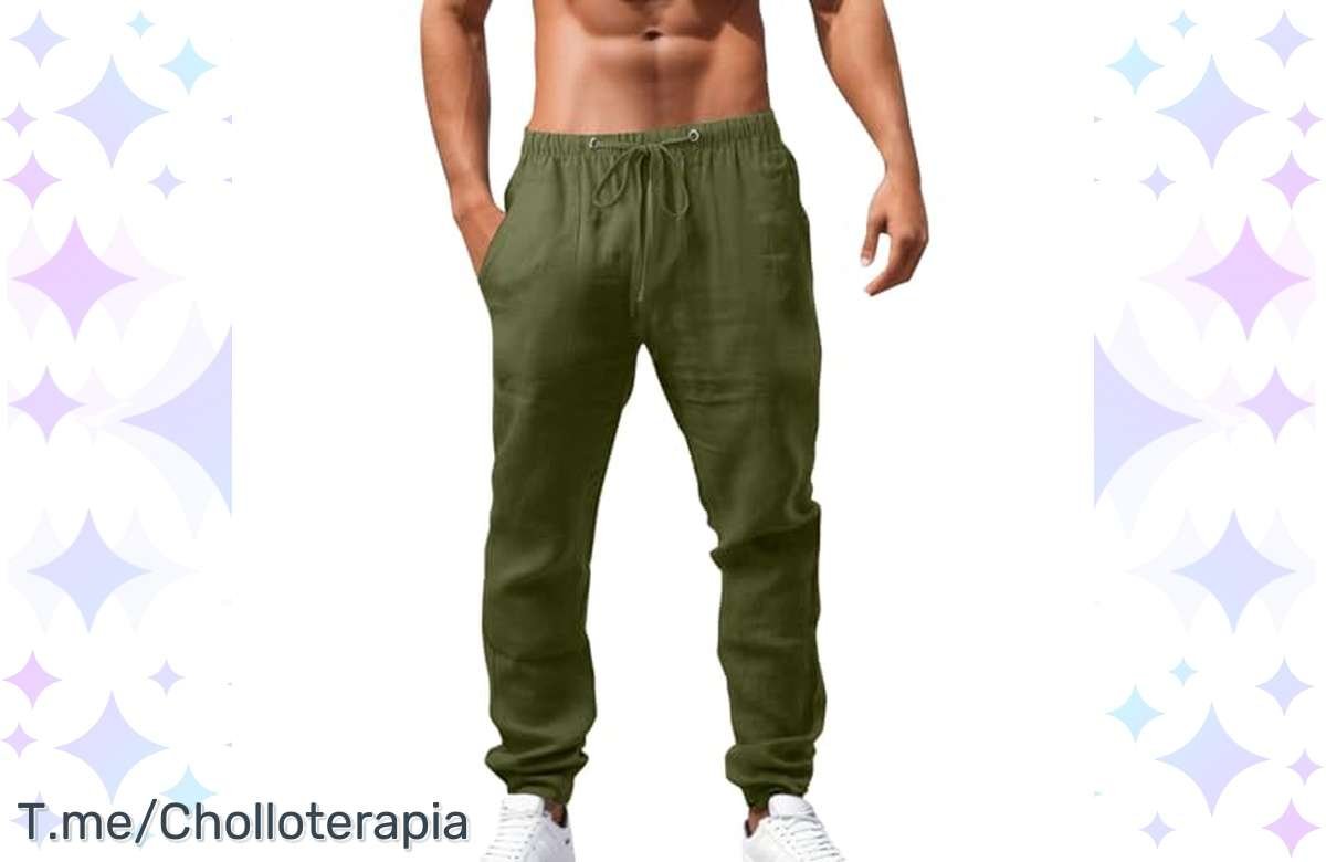 Descuento del 60% en Pantalón de Lino Transpirable: ¡Aprovecha ya!