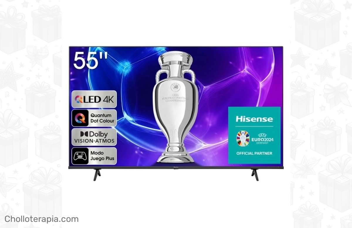 Descuento espectacular en TV QLED 55 Hisense 4K UHD, ¡no te lo pierdas!